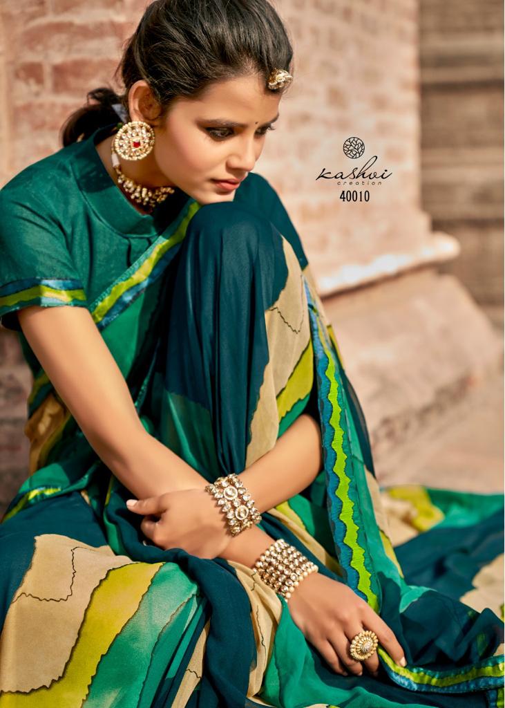 Lt Fabrics Virasat Georgette Fancy Designer Saree