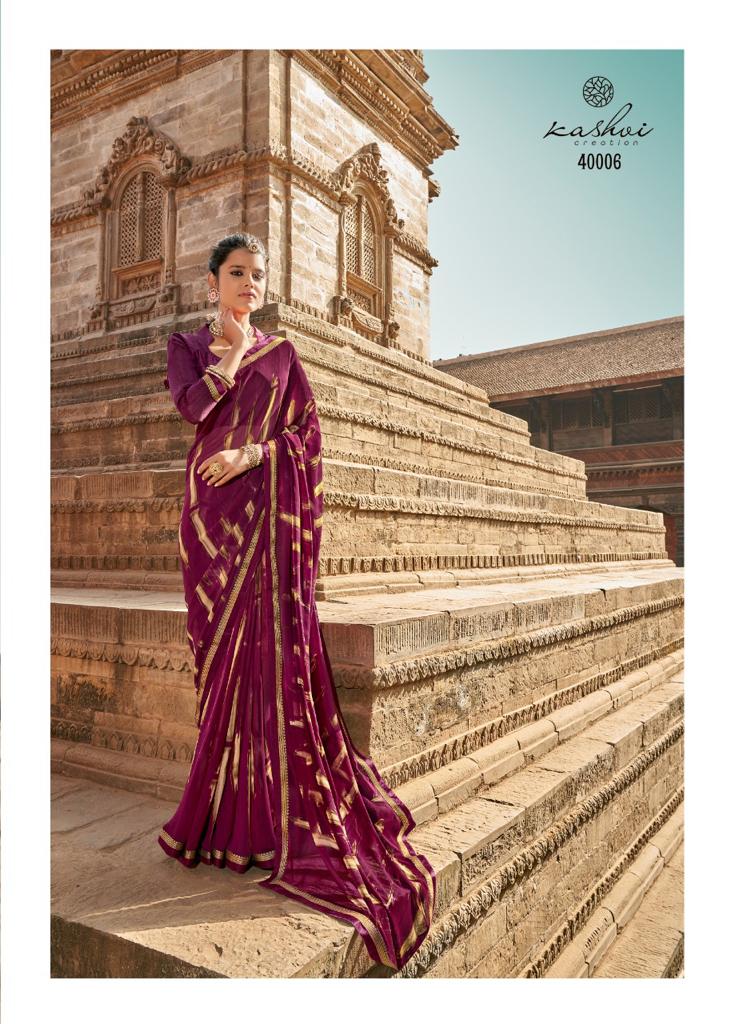 Lt Fabrics Virasat Georgette Fancy Designer Saree