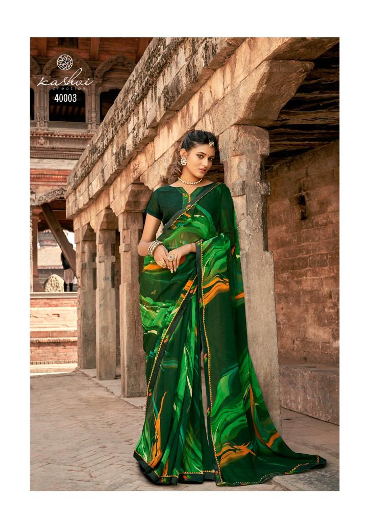 Lt Fabrics Virasat Georgette Fancy Designer Saree