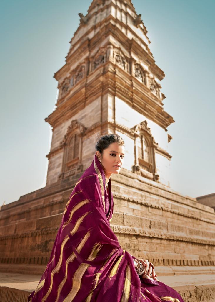 Lt Fabrics Virasat Georgette Fancy Designer Saree