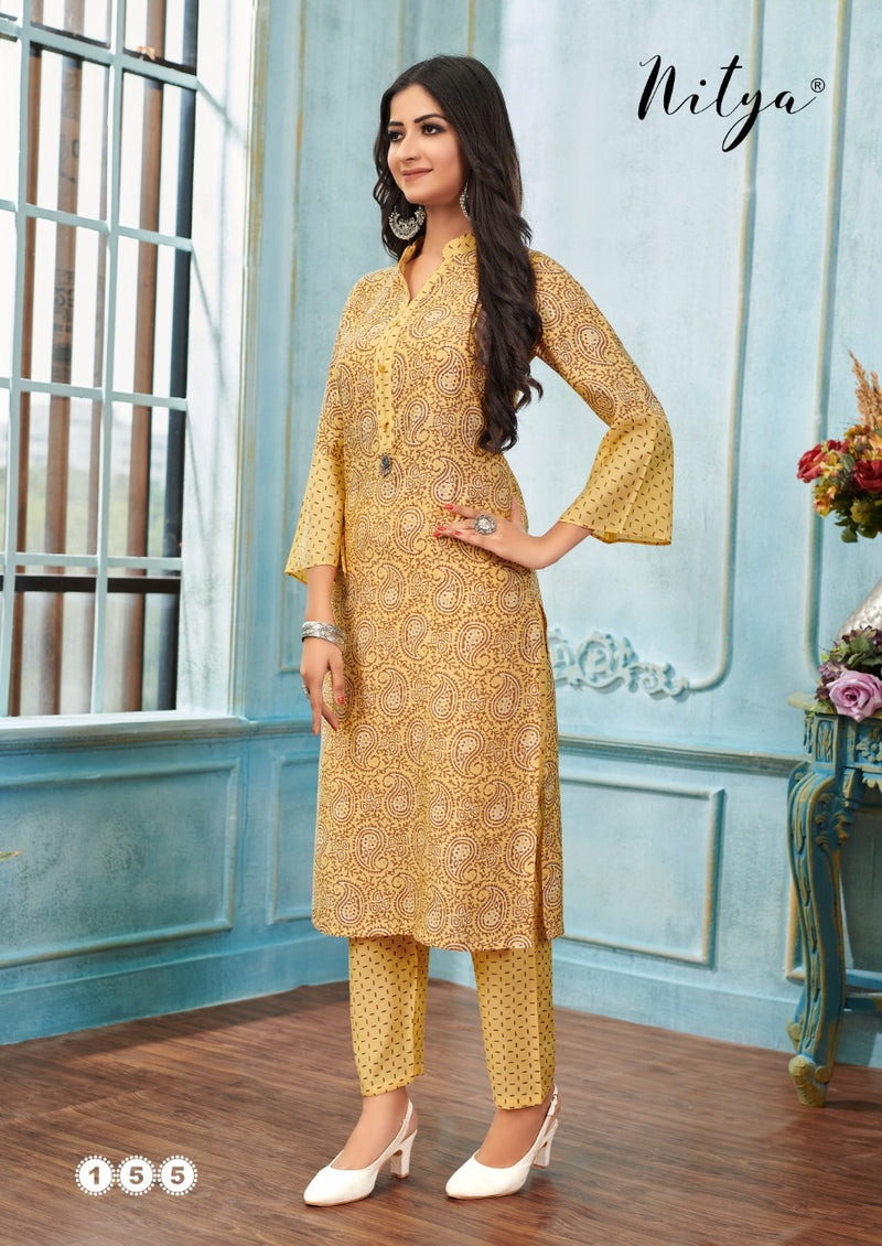 Lt Launch Nitya Pick And Choose Silk Fancy Printed Designer Exclusive Readymade Casual Wear Kurti