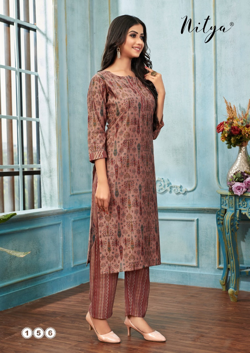 Lt Launch Nitya Pick And Choose Silk Fancy Printed Designer Exclusive Readymade Casual Wear Kurti
