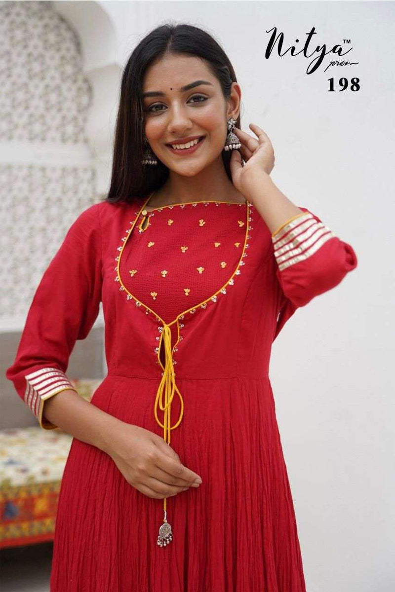 Lt Nitya 198-199 Stylish Designer Wear Gown Collection