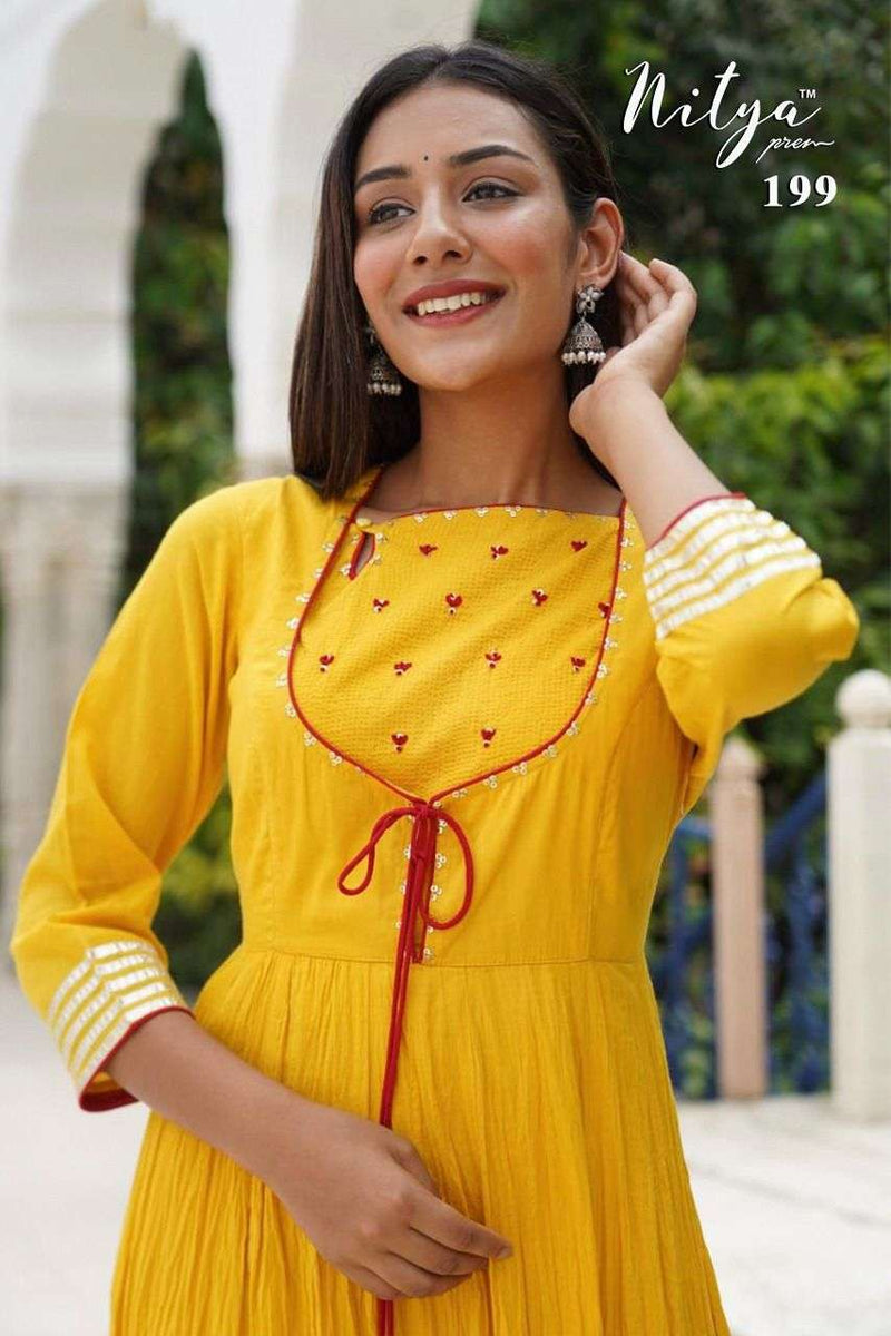 Lt Nitya 198-199 Stylish Designer Wear Gown Collection