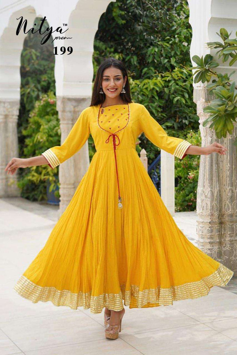 Lt Nitya 198-199 Stylish Designer Wear Gown Collection