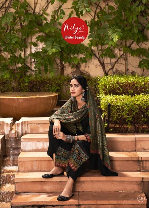 Lt Nitya Winter Beauty Vol 2 Pashmina Jacquard Winter Wear Salwar Suit