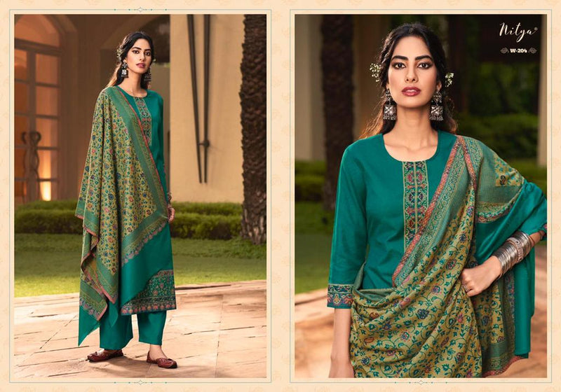 Lt Nitya Winter Beauty Vol 2 Pashmina Jacquard Winter Wear Salwar Suit