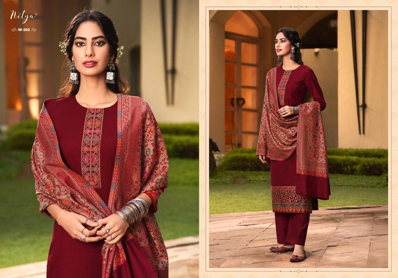 Lt Nitya Winter Beauty Vol 2 Pashmina Jacquard Winter Wear Salwar Suit