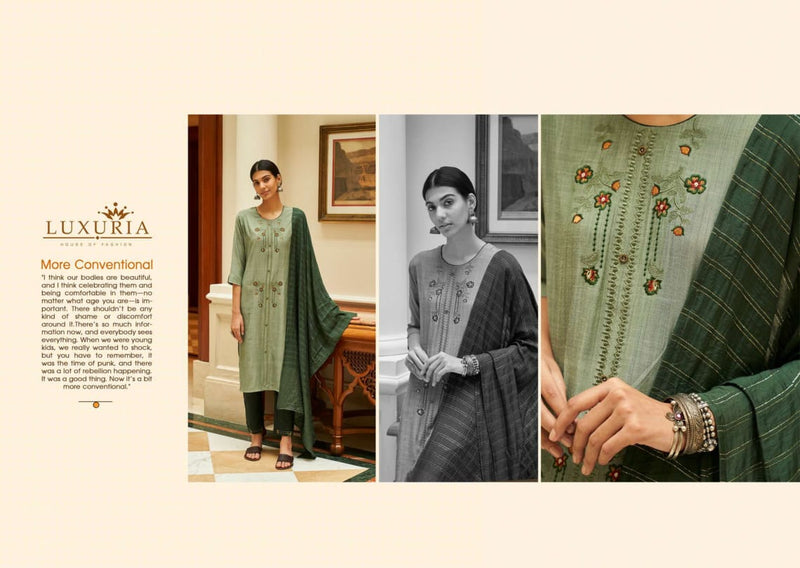 Luxuria House Of Fashion Launch By Leher Pure Viscose Exclusive Designer Party Wear Salwar Suits