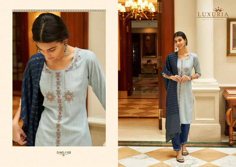 Luxuria House Of Fashion Launch By Leher Pure Viscose Exclusive Designer Party Wear Salwar Suits