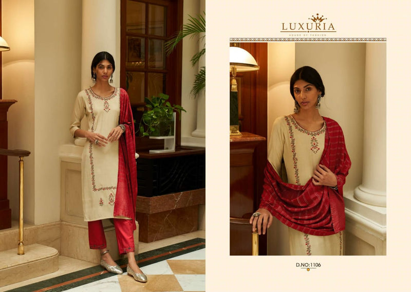 Luxuria House Of Fashion Launch By Leher Pure Viscose Exclusive Designer Party Wear Salwar Suits