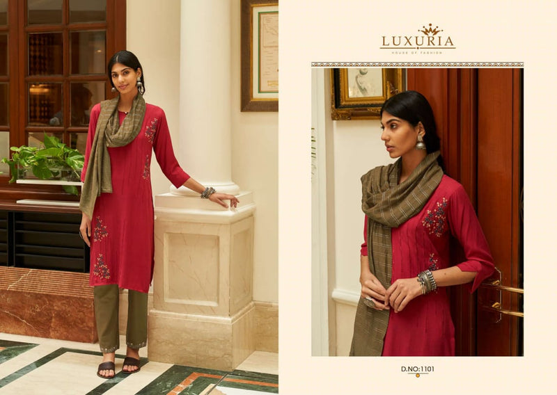Luxuria House Of Fashion Launch By Leher Pure Viscose Exclusive Designer Party Wear Salwar Suits