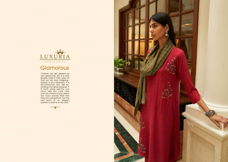 Luxuria House Of Fashion Launch By Leher Pure Viscose Exclusive Designer Party Wear Salwar Suits