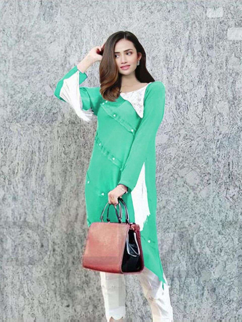 Luxuria Trendz 1120 Georgette With Fancy Designer Stylish Casual Wear Fancy Kurtis