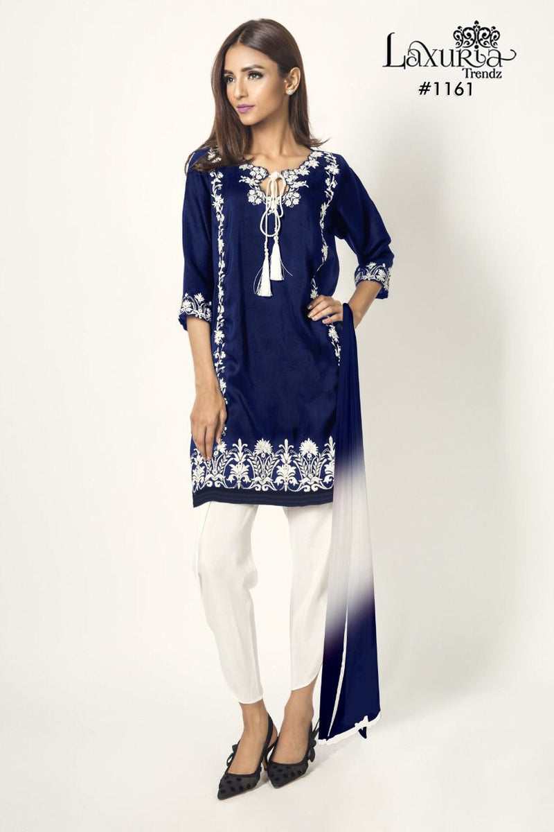 Luxuria Trendz 1161 Fox Georgette Designer Partywear Pret Kurti Collection