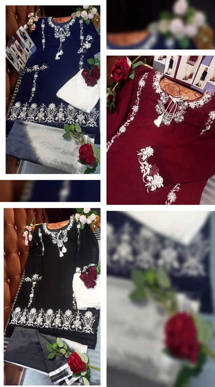 Luxuria Trendz 1161 Fox Georgette Designer Partywear Pret Kurti Collection