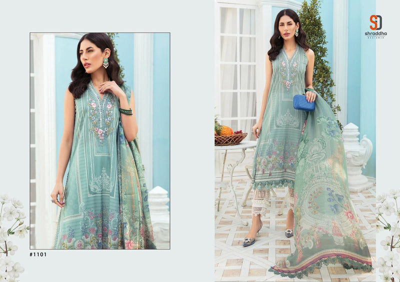 Shraddha Designer M Print 22 Vol 10 Lawn Cotton Party Wear Salwar Suits