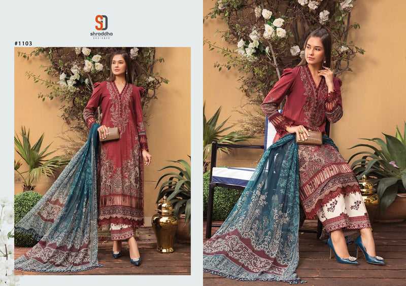 Shraddha Designer M Print 22 Vol 10 Lawn Cotton Party Wear Salwar Suits