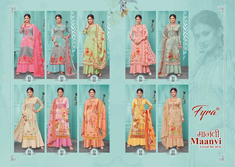 Fyra Designing Hub Maanvi Jam Cotton Digital Printed Festive Wear Salwar Suits