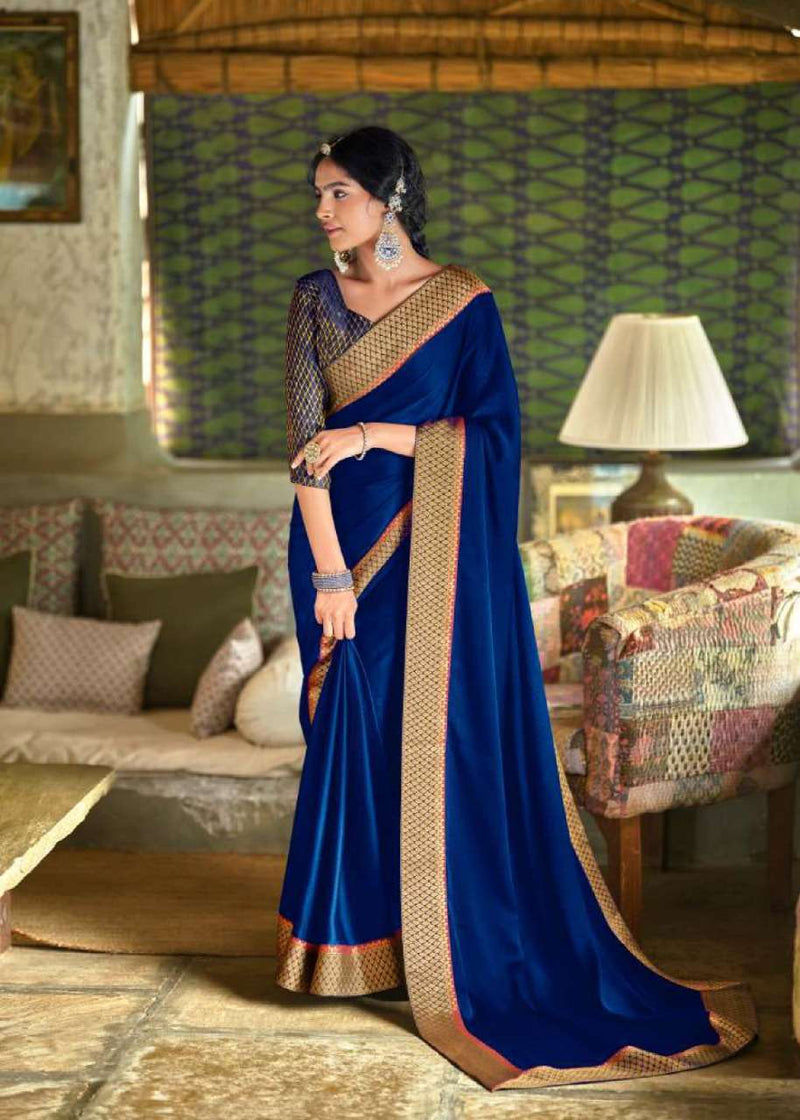 Kashvi Creation Madhumati Moss Chiffon Fancy Party Wear Sarees