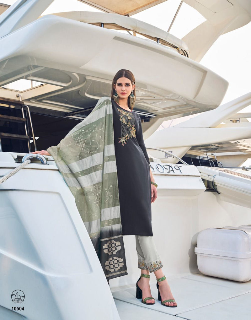 Lily And Lali Magnum Vol 3 Silk With Beautiful Heavy Fancy Work Stylish Designer Party Wear Kurti