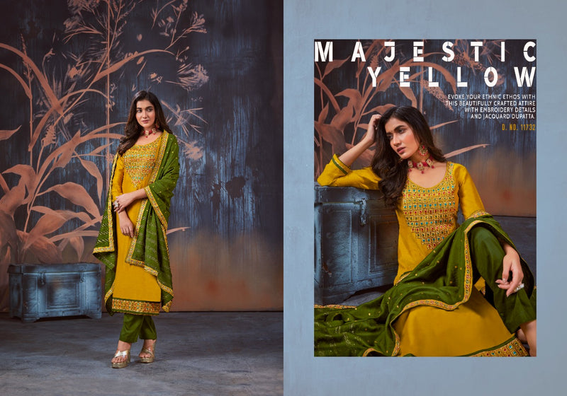 Panch Ratna Mahek Vol 2 Parampara Silk Party Wear Salwar Suits