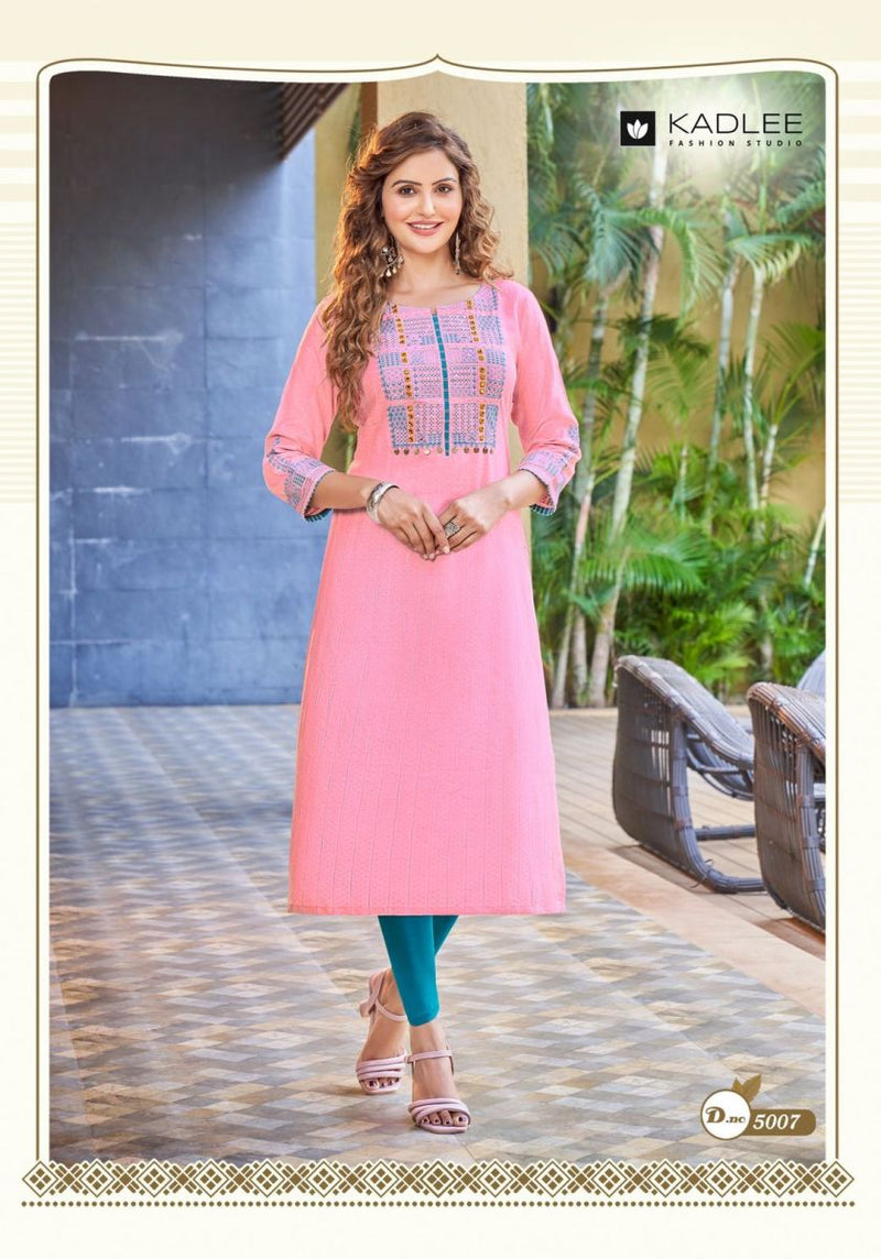 Kadlee Fashion Mahek Vol 2 Rayon Stylish Designer Casual Wear Fancy Look Kurti