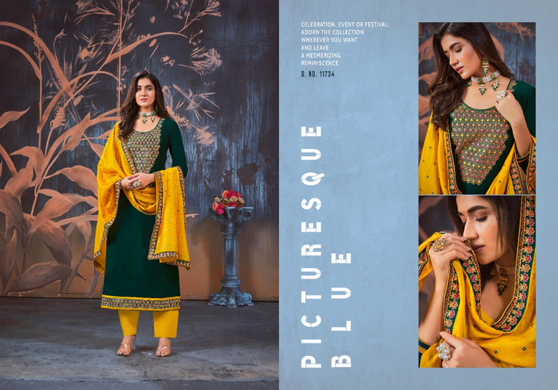 Panch Ratna Mahek Vol 2 Parampara Silk Party Wear Salwar Suits