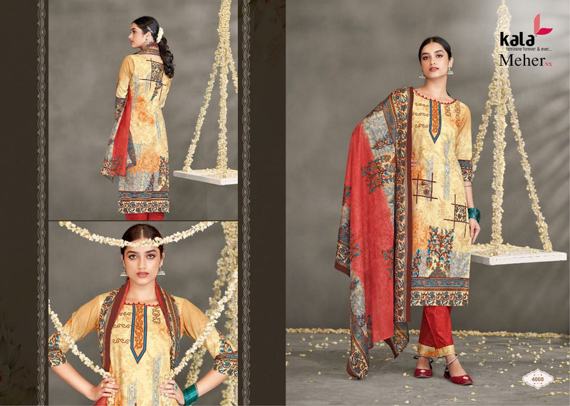 Kala Maher NX Cotton Printed Party Wear Salwar Suits