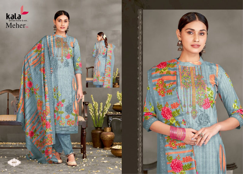 Kala Maher NX Cotton Printed Party Wear Salwar Suits