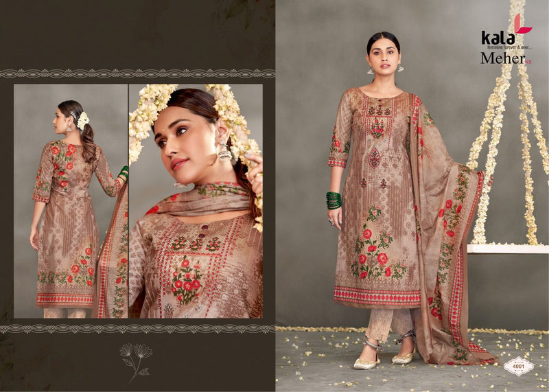 Kala Maher NX Cotton Printed Party Wear Salwar Suits