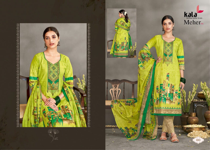 Kala Maher NX Cotton Printed Party Wear Salwar Suits