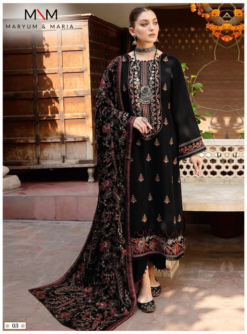 Maryum & Maria Mahermah Pure Cotton Karachi Pakistani Salwar Suit