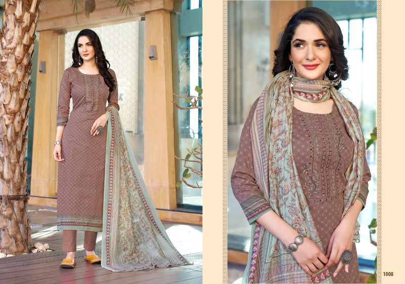 Levisha Mahira Lawn Cotton Embroidered Festive Wear Salwar Suits
