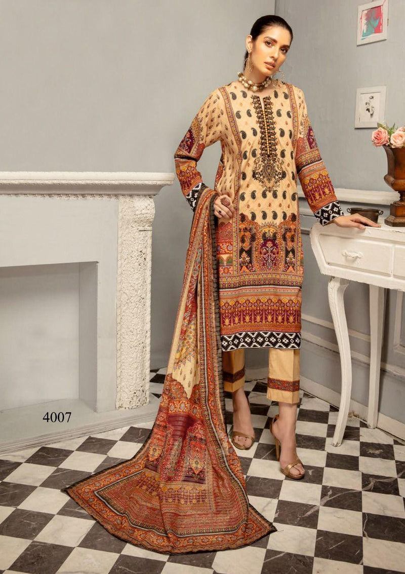 Yashika Trends Mahnoor Vol 4 Pure Cotton With Heavy Fancy Work Stylish Designer Pakistani Salwar Suit