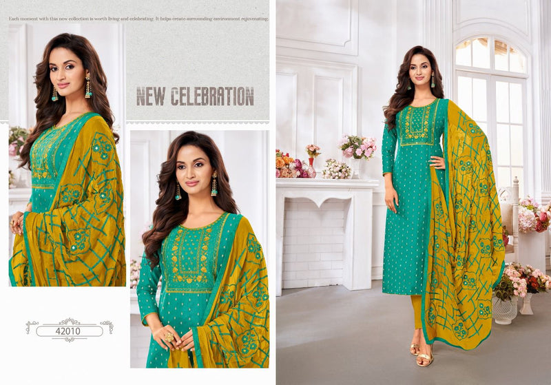 MF MAIRIN VOL 7 Modal Silk With Heavy embroidery Work Stylish Designer Party Wear salwar Suit