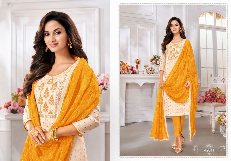 MF MAIRIN VOL 7 Modal Silk With Heavy embroidery Work Stylish Designer Party Wear salwar Suit