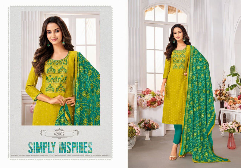 MF MAIRIN VOL 7 Modal Silk With Heavy embroidery Work Stylish Designer Party Wear salwar Suit
