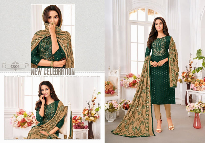 MF MAIRIN VOL 7 Modal Silk With Heavy embroidery Work Stylish Designer Party Wear salwar Suit