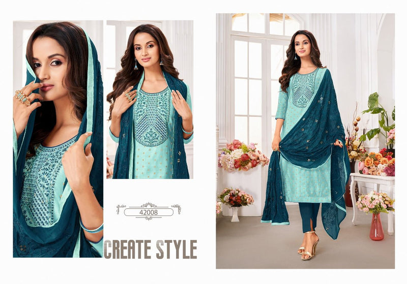 MF MAIRIN VOL 7 Modal Silk With Heavy embroidery Work Stylish Designer Party Wear salwar Suit