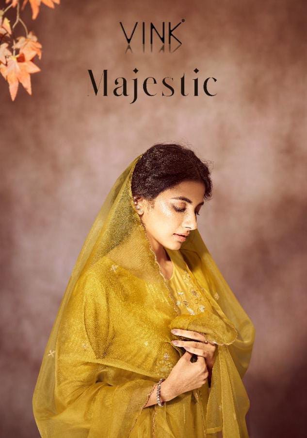 Vink Majestic Pure Viscose With Heavy Embroidery Work Stylish Designer Fancy Casual Wear Kurti