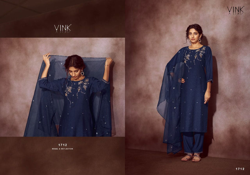 Vink Majestic Pure Viscose With Heavy Embroidery Work Stylish Designer Fancy Casual Wear Kurti