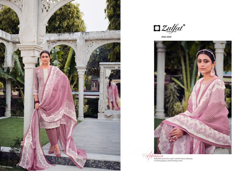 Zulfat Designer Suits Malang Cotton Exclusive Designer Printed Salwar Kameez