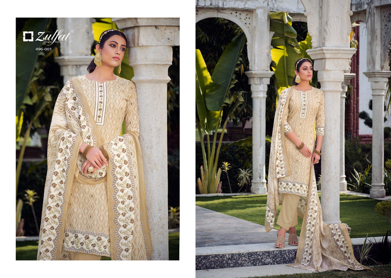 Zulfat Designer Suits Malang Cotton Exclusive Designer Printed Salwar Kameez