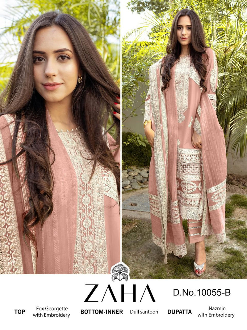 Zaha Malika Vol 2 Georgette With Beautiful Work Stylish Designer Festive Wear Fancy Salwar Kameez