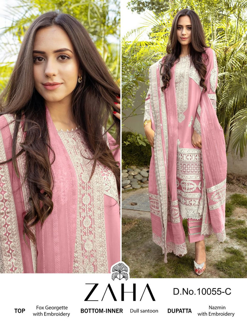 Zaha Malika Vol 2 Georgette With Beautiful Work Stylish Designer Festive Wear Fancy Salwar Kameez