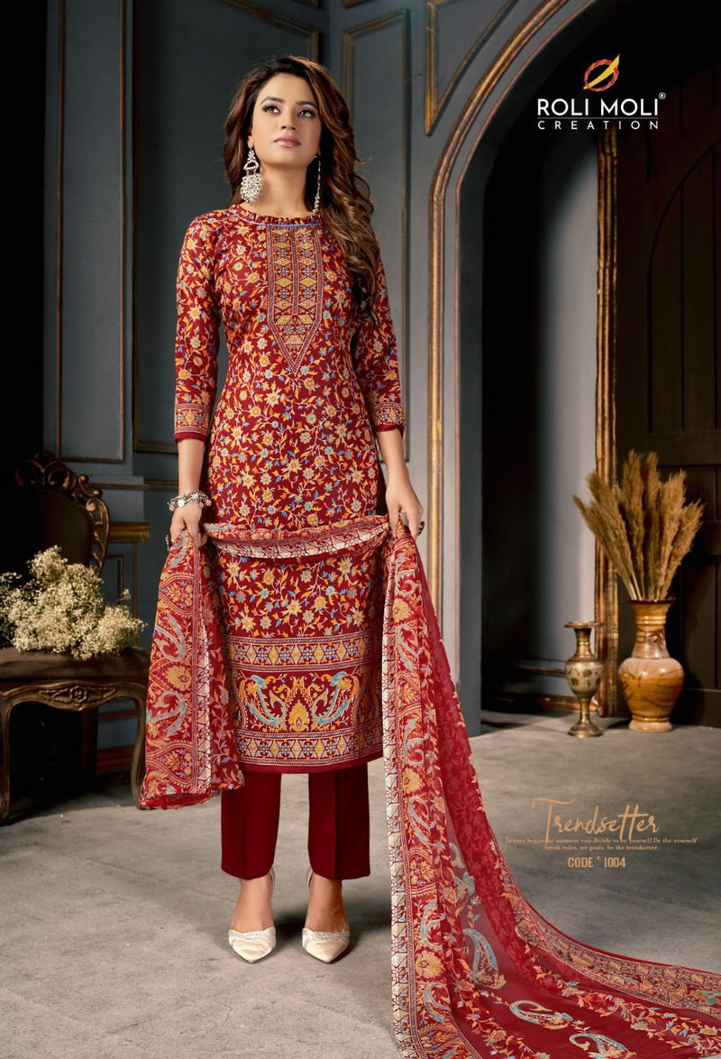 Roli Moli Creation Mallika Heavy Indo Designer Festive Wear Salwar Suits