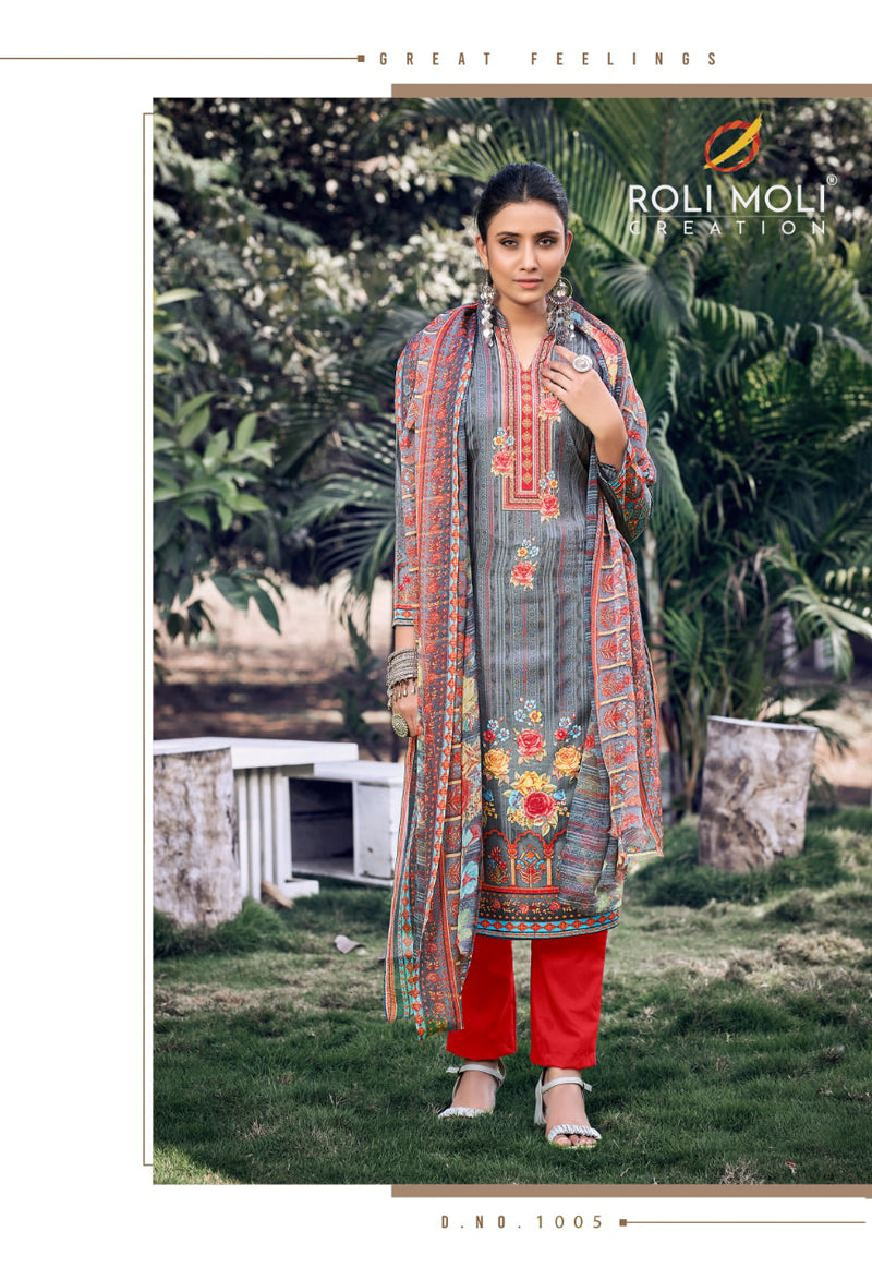Roli Moli Mallika Indo Heavy Designer Printed Salwar Kameez