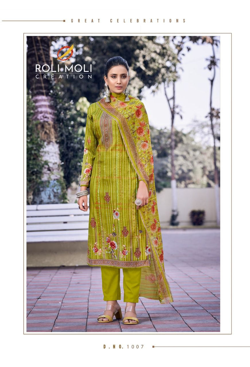Roli Moli Mallika Indo Heavy Designer Printed Salwar Kameez