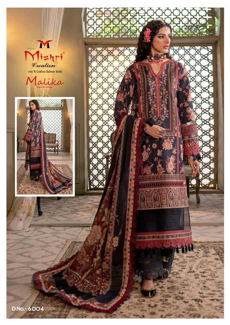 Mishri Creation Mallika Vol 6 Pure Cotton With Printed Work Stylish Designer Festive Wear Salwar Kameez